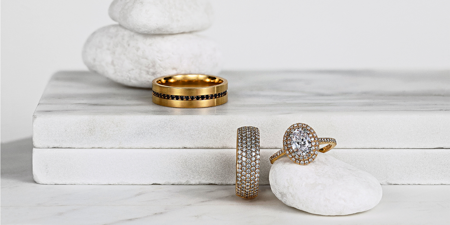 Engagement Wedding Set , Diamond Engagement Ring , yellow Gold , Engagement  Set , Commitment Ring , … | Gold ring designs, Gold rings fashion, Gold  earrings designs