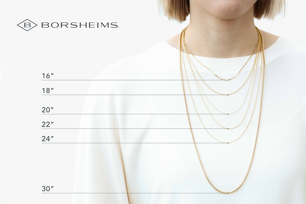necklace size guide