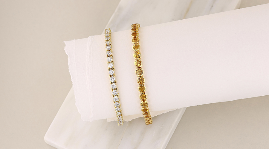 6.54 carat Lab-Grown Diamond Tennis Bracelet | Lauren B Jewelry
