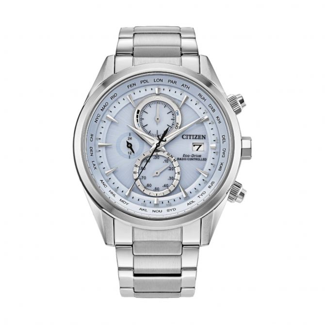 Citizen Sport Luxury 43mm Men's Watch, Light Blue Dial
