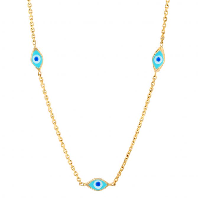 Evil eye necklace from Borsheims