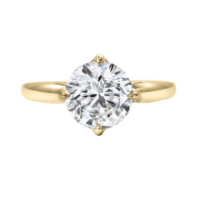 Clarity lab-grown diamond engagement ring