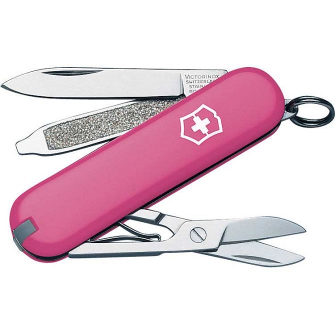 Swiss Army Classic Pink Pocket Knife