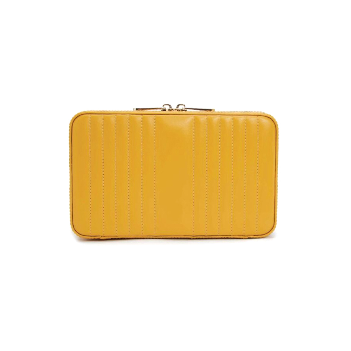 WOLF Maria Mustard Zip Case, Medium | 766393-D | Borsheims