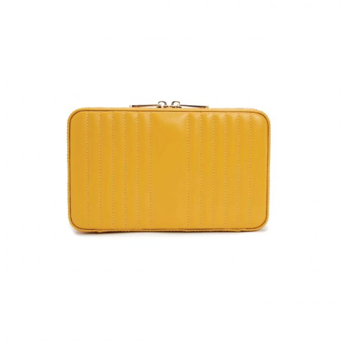 WOLF Maria Mustard Zip Case, Medium