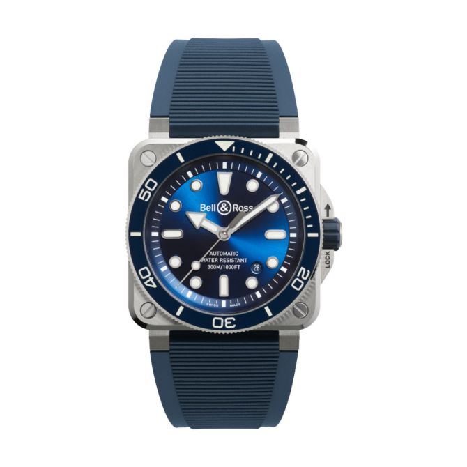 Bell & Ross BR 03 Diver Watch, Blue Steel Dial