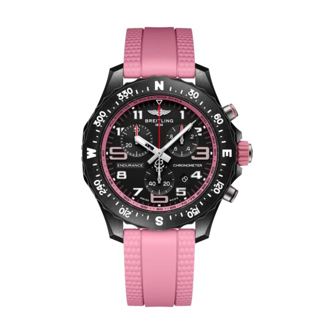 Breitling Endurance Pro 38mm Watch, Pink and Black Dial