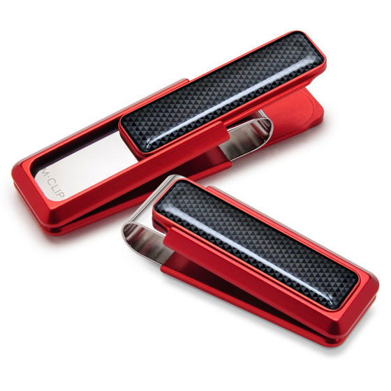 M-Clip Red Anodized Aluminum Money Clip