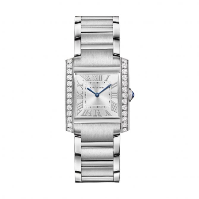 Cartier Tank Francaise 32mmx27mm Women's Watch, Silver Dial