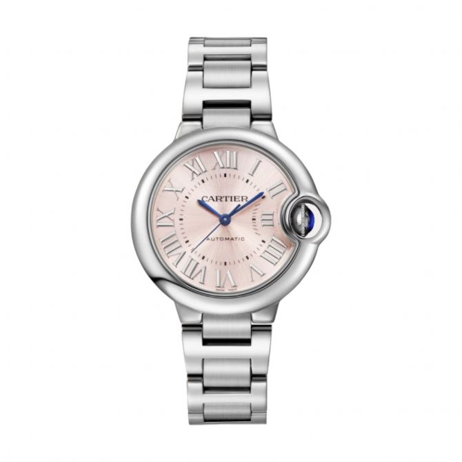 Ballon Bleu de Cartier 33mm Women's Watch, Pink Dial