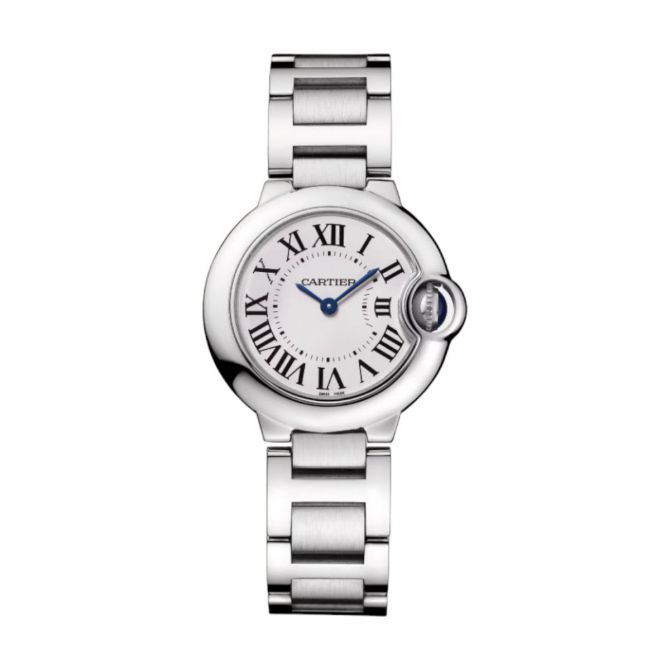 Ballon Bleu de Cartier 28mm Women's Watch, Silver Dial