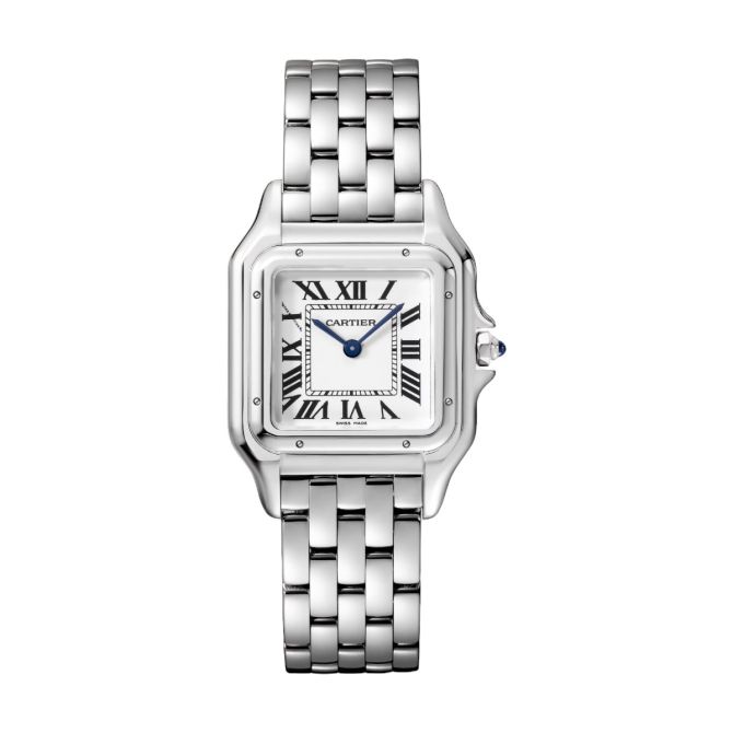 Cartier Panthere 27mm x 37mm Women's Watch, Silvered Dial