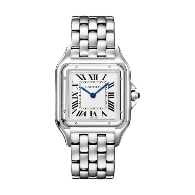 Cartier Panthere 31mm x  42mm Watch, Silvered Dial