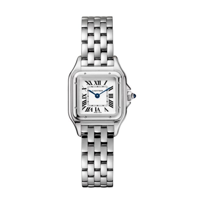 Cartier Panthere 23mm x 30mm Watch, Silvered Dial