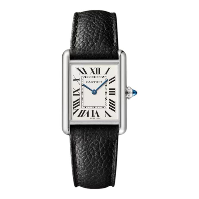 Cartier Tank Must 33.7 x 25.5mm Watch, Silver Dial