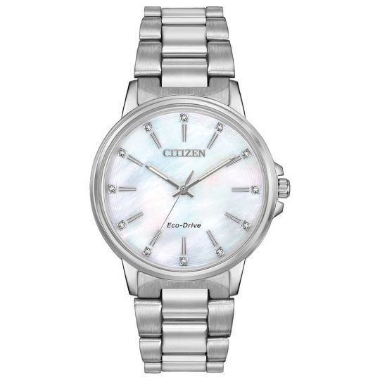 citizen eco drive watch mother of pearl