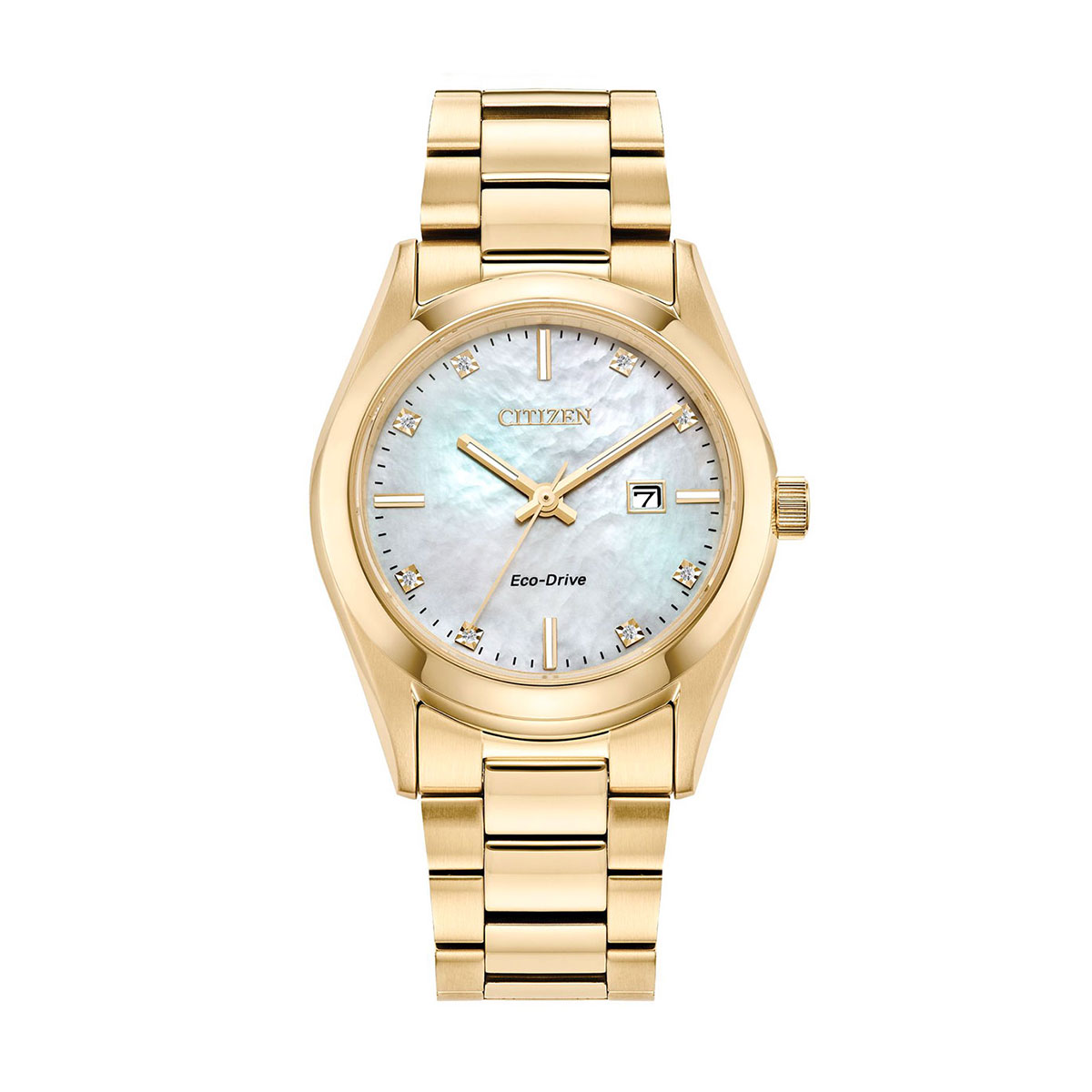 Citizen Sport Luxury 33mm Women's Watch, White Dial | EW2702-59D ...