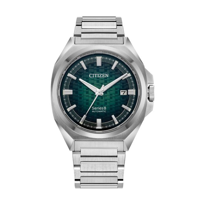 Citizen Series8 831 Automatic 40mm Men's Watch, Green Textured Dial