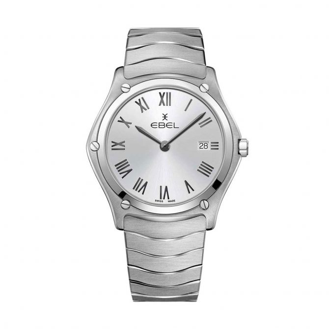 EBEL Sport Classic 40mm Watch, Silver Dial