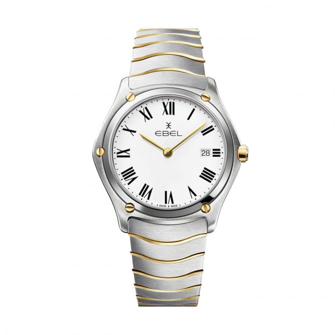 EBEL Sport Classic 40mm Watch, White Dial