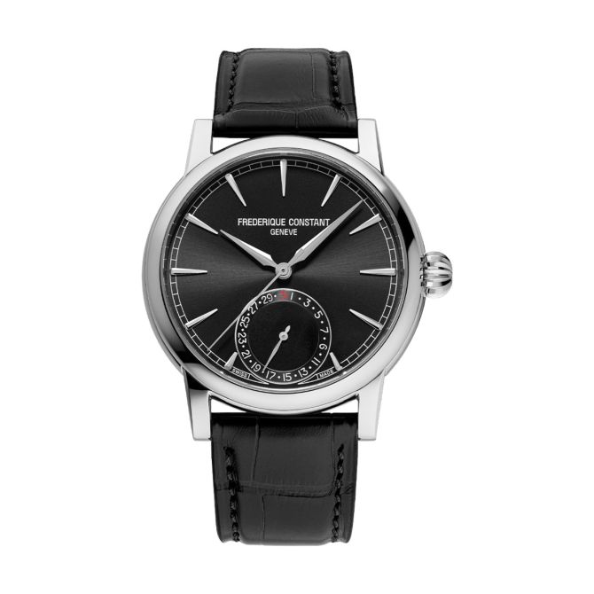 Frederique Constant Manufacture Classic Date 40mm Watch, Black Dial