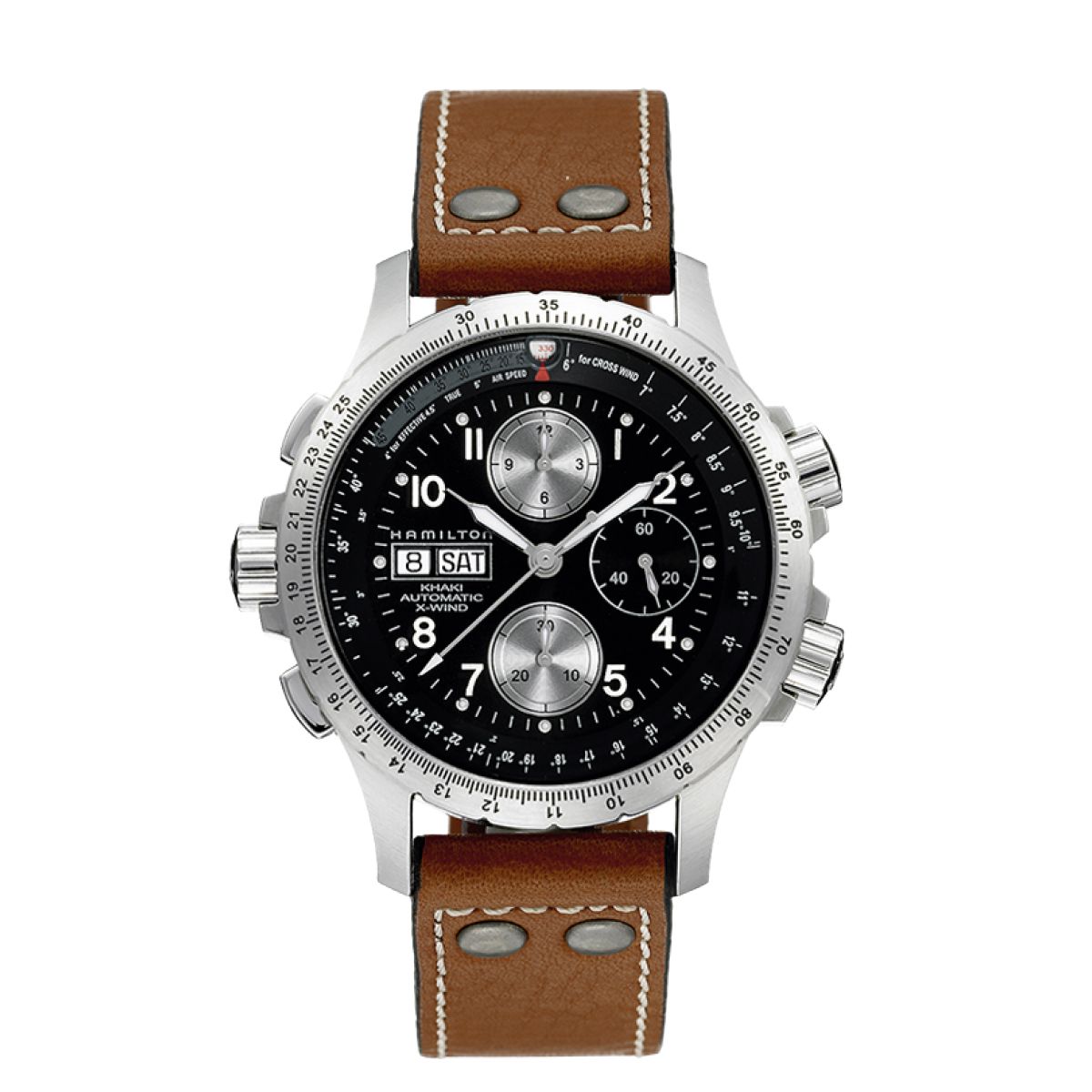 Khaki Aviation X Wind Automatic Chronometer Watch Hamilton Watch H77726351 Hamilton Watch