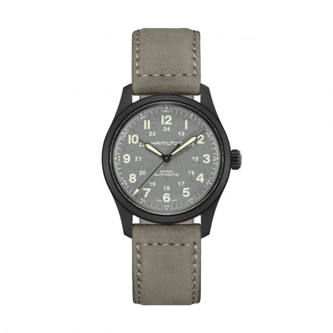 Hamilton khaki field titanium 38mm hotsell