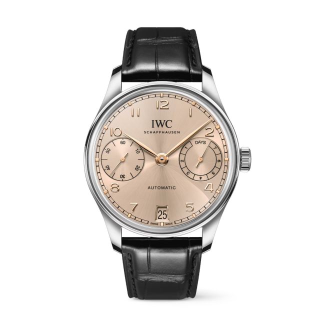 IWC Schaffhausen Portugieser Automatic 42mm Men's Watch, Sparkling Beige Dial