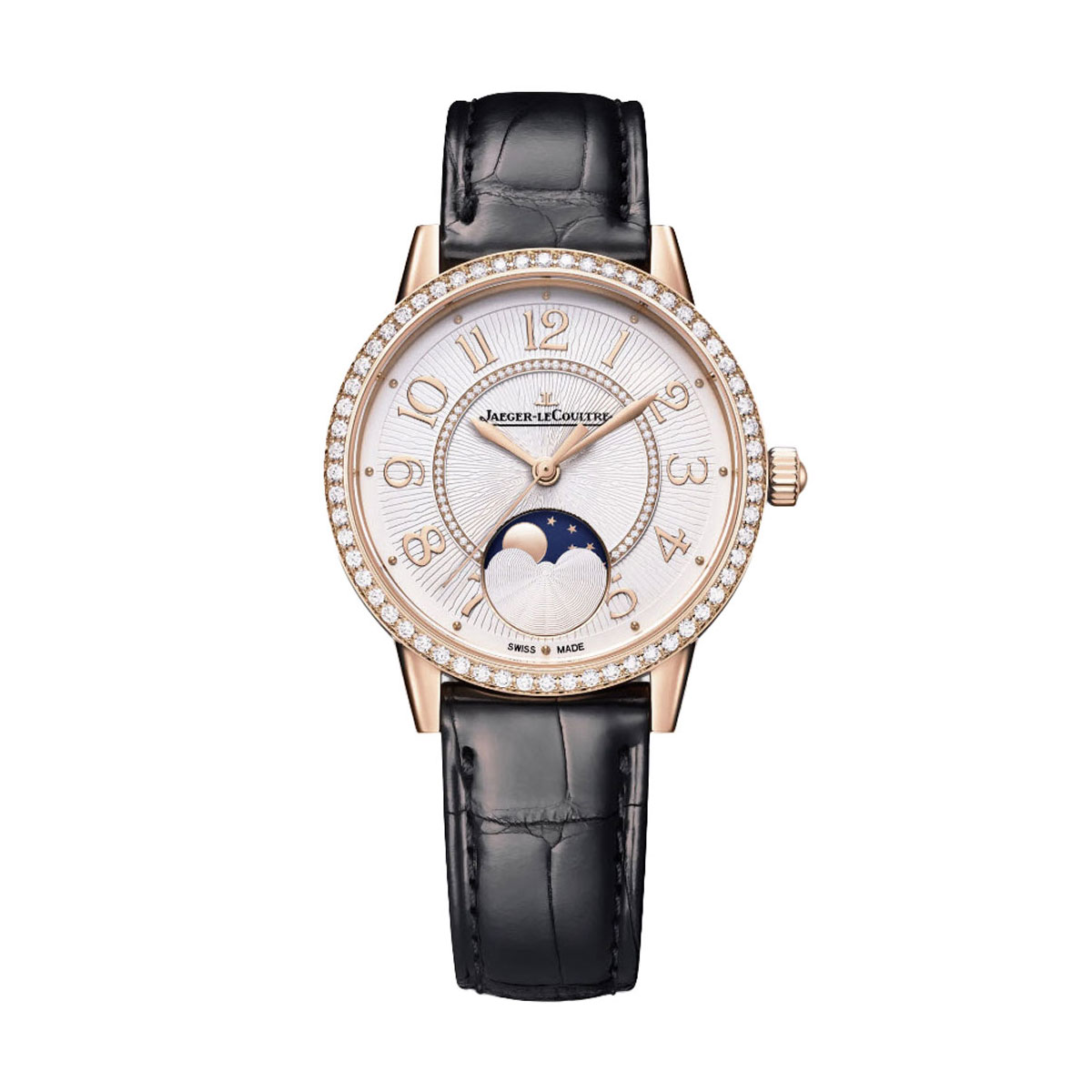 Jaeger LeCoultre Rendez Vous Classic Moon 34mm Watch Pink Gold