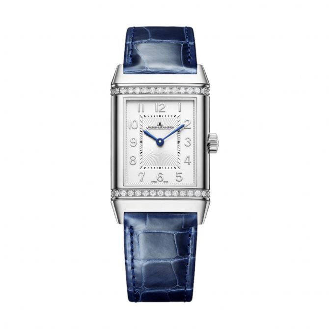 Jaeger-LeCoultre Reverso Classic Duetto 40 x 24.4mm Watch, Silvery Grey Dial