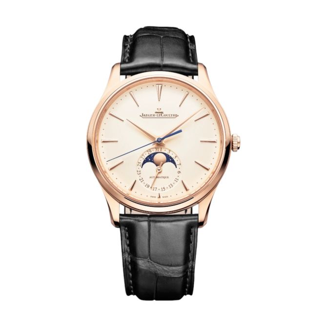 Jaeger-Le-Coultre Master Ultra Thin Moon 39mm Watch, Pink Gold Dial