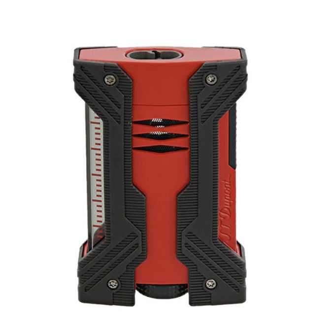 S. T. Dupont Defi Xxtreme Lighter, Black and Red