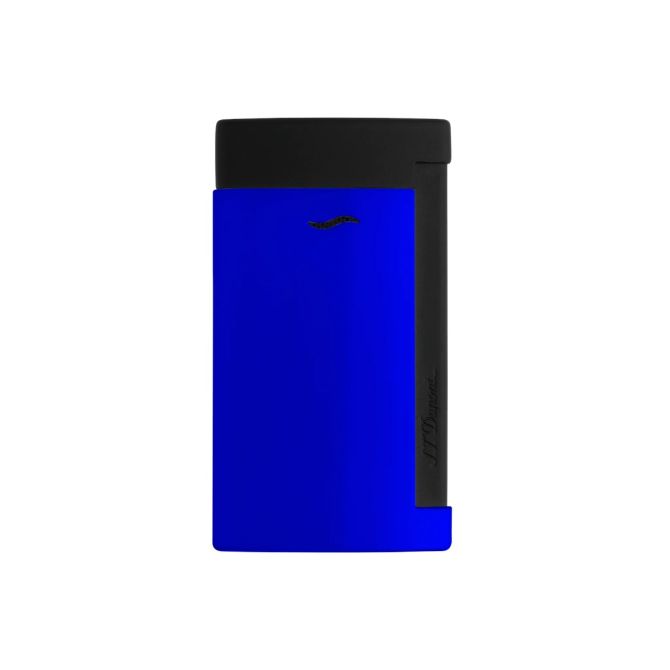 S.T. Dupont Slim7 Lighter, Lacquered Neon Blue