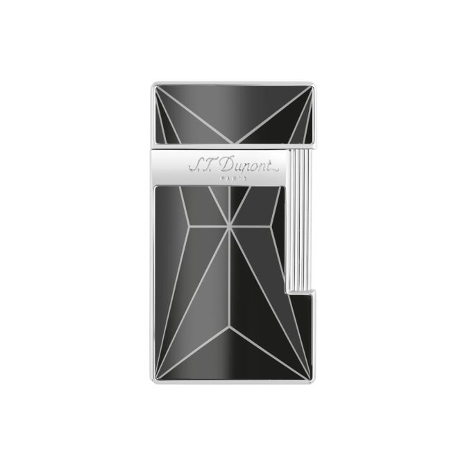 S.T. Dupont Slimmy Fire X Lighter, Black Lacquered