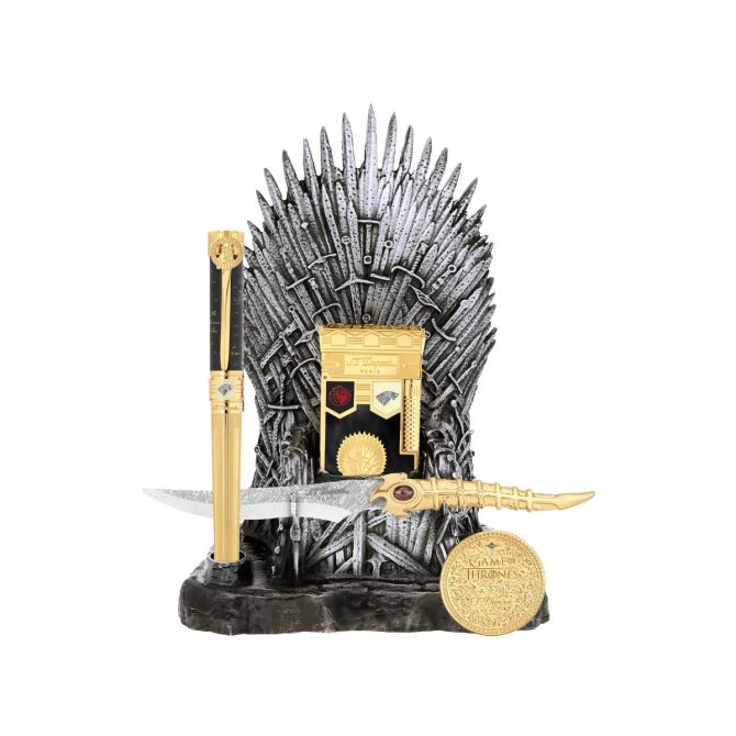 S.T. Dupont Prestige Fire and Writing Game Of Thrones Collector Set, Black