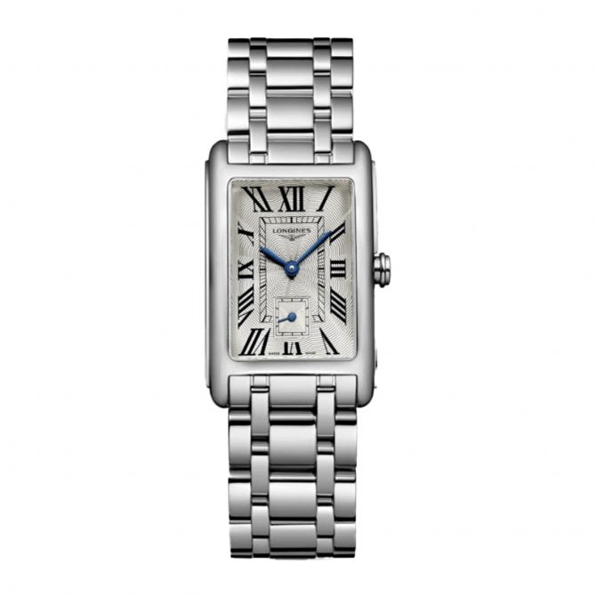 Longines Dolcevita 23.30 x 37mm Women's Watch, Silver Flinque Dial