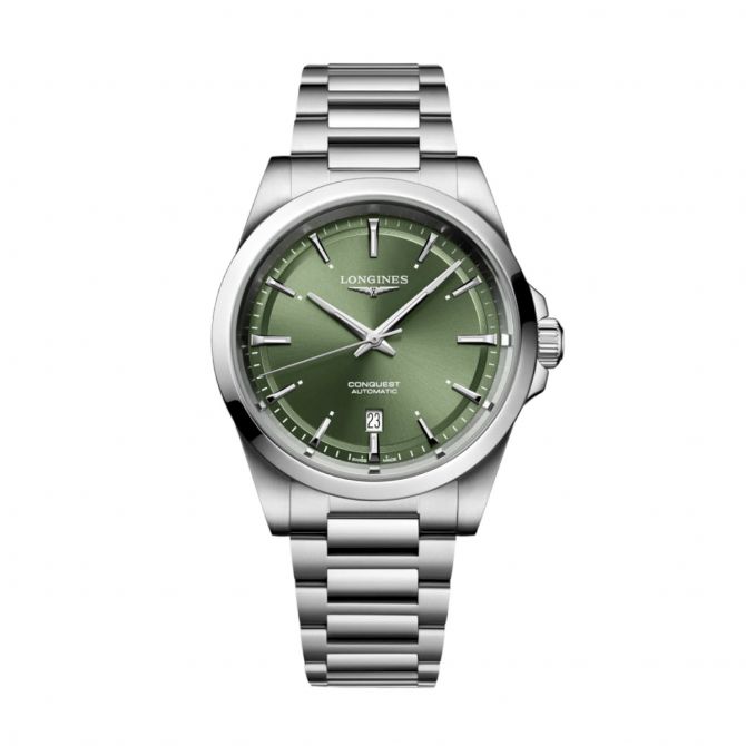 Longines Conquest 41mm Men s Watch Sunray Green Dial L38304026