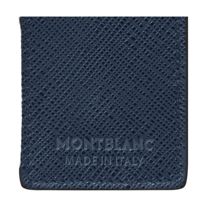 Montblanc Sartorial 2-Pen Pouch, Ink Blue