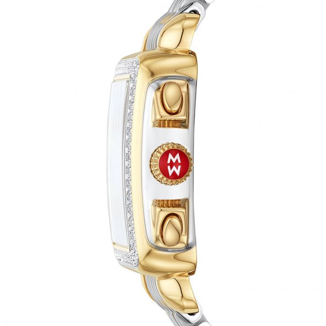 Michele deco day on sale watch