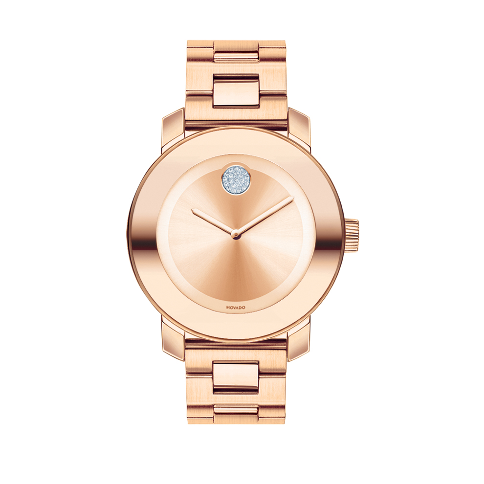 Movado BOLD Watch, Bracelet with Rose-Tone Dial | 3600086 | Borsheims
