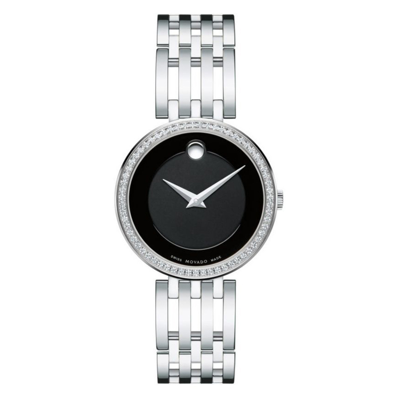 Movado Esperanza Women's Watch, Stainless Steel Diamond Bezel | 0607052 ...