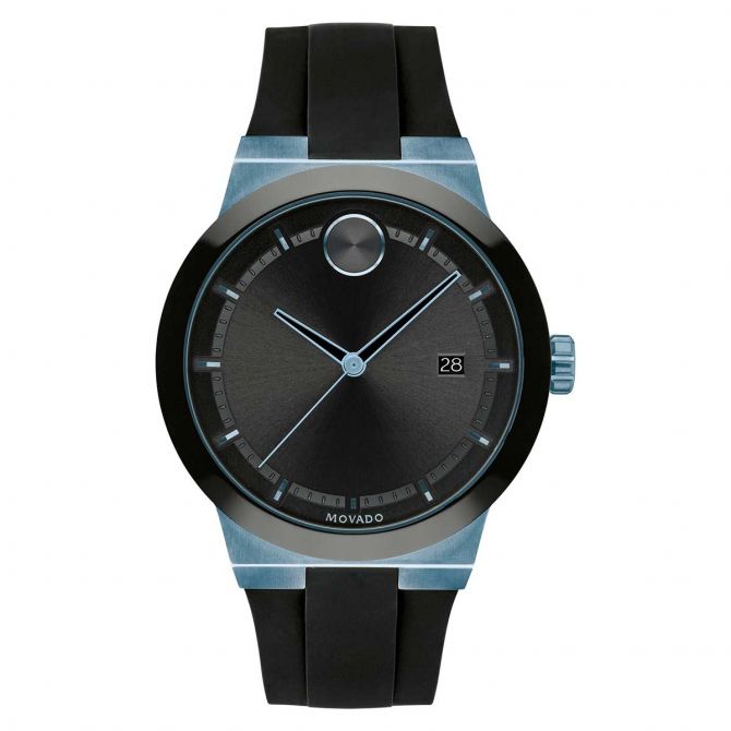 Movado BOLD Men's Watch, 42mm Ice Blue Stainless Steel Case