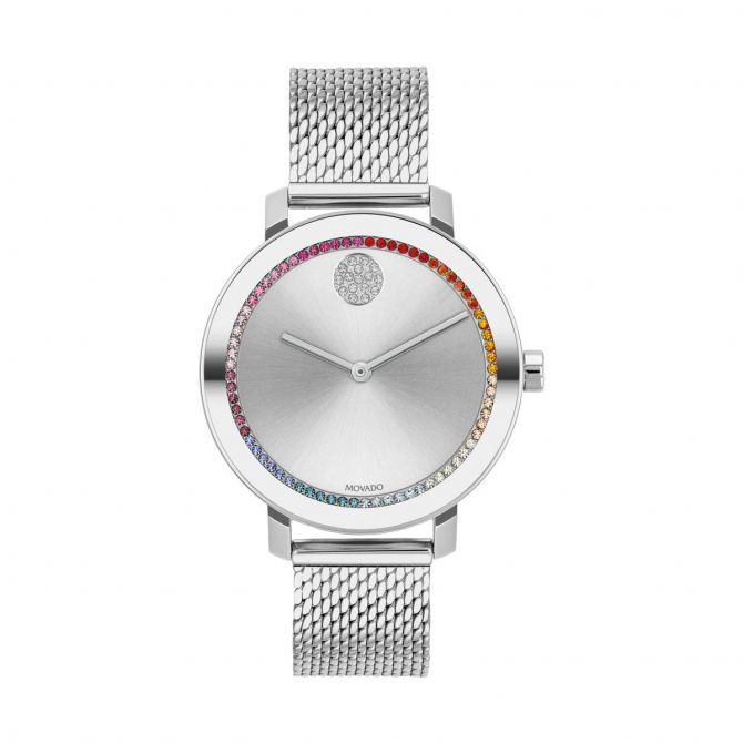 Movado BOLD Evolution Women's Silver Dial Watch, 36mm