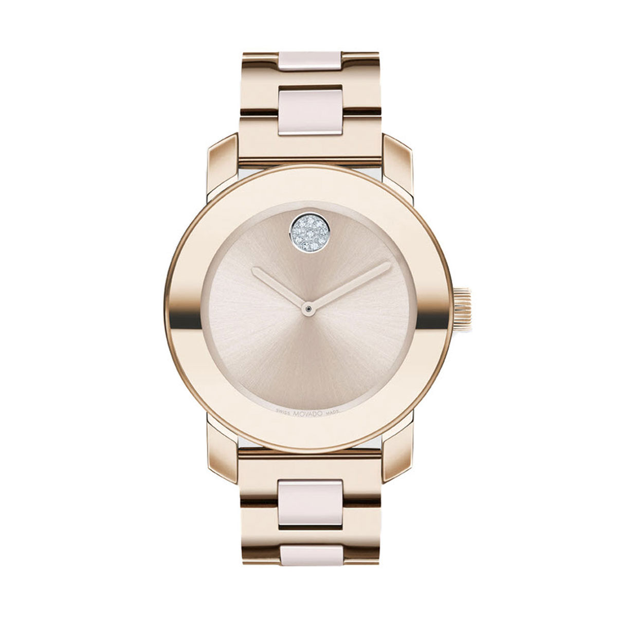 Movado bold ceramic online pink