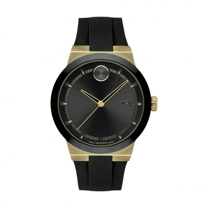 Movado Bold Fusion 42mm Watch, Black Toned Dial