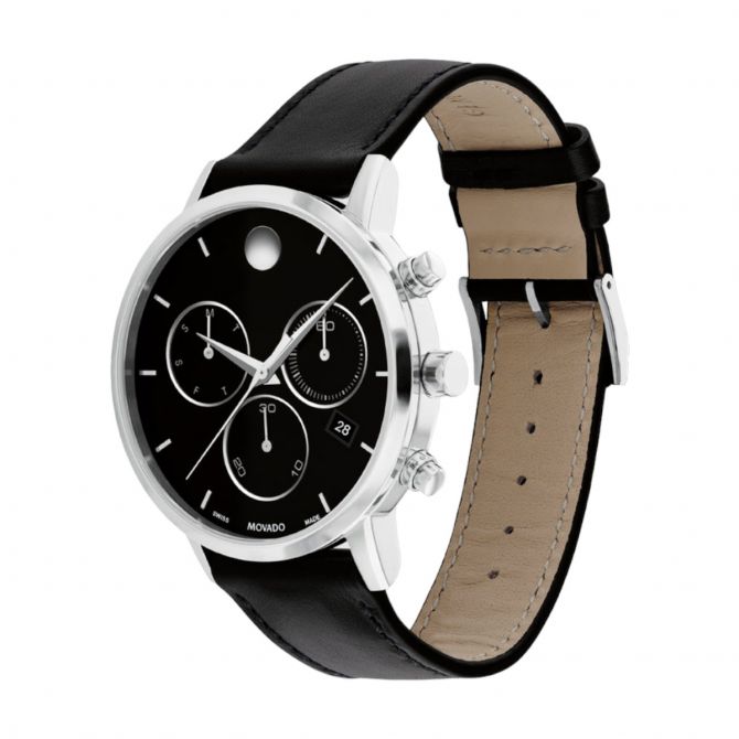 Movado black dial watch best sale