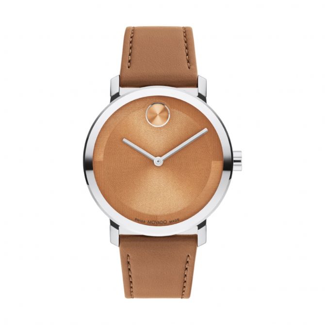 Movado Bold Evolution 2.0 40mm Watch, Apricot Orange Dial