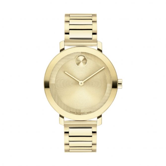 Movado Bold Evolution 2.0 34mm Watch, Gold Dial