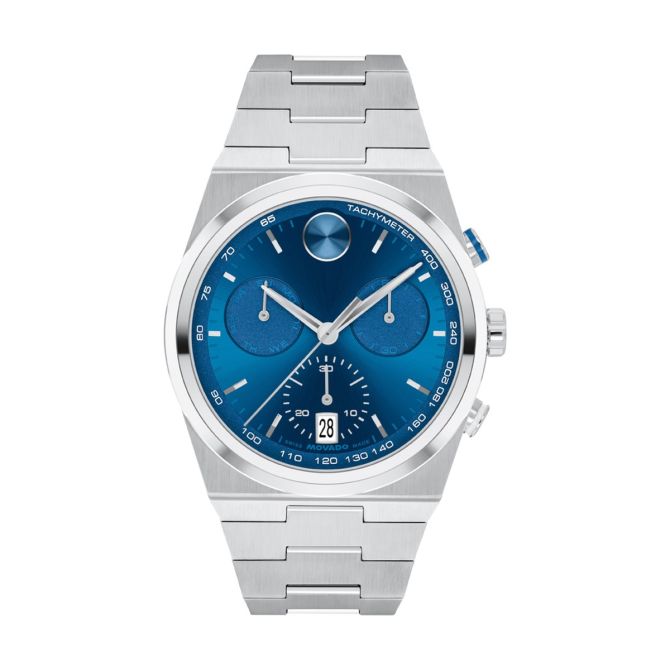 Movado Bold Quest 42mm Men's Watch, Blue Dial