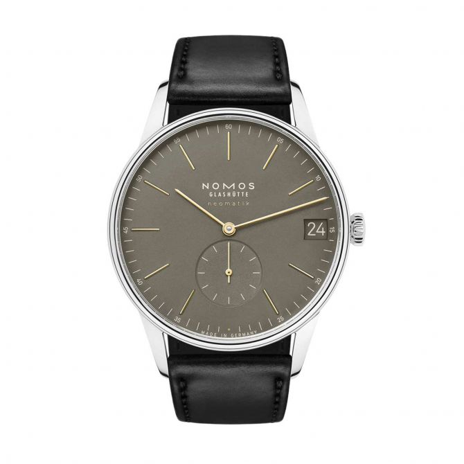 Nomos Glashuette Orion Neomatik Watch, Olive Gold Dial | 364